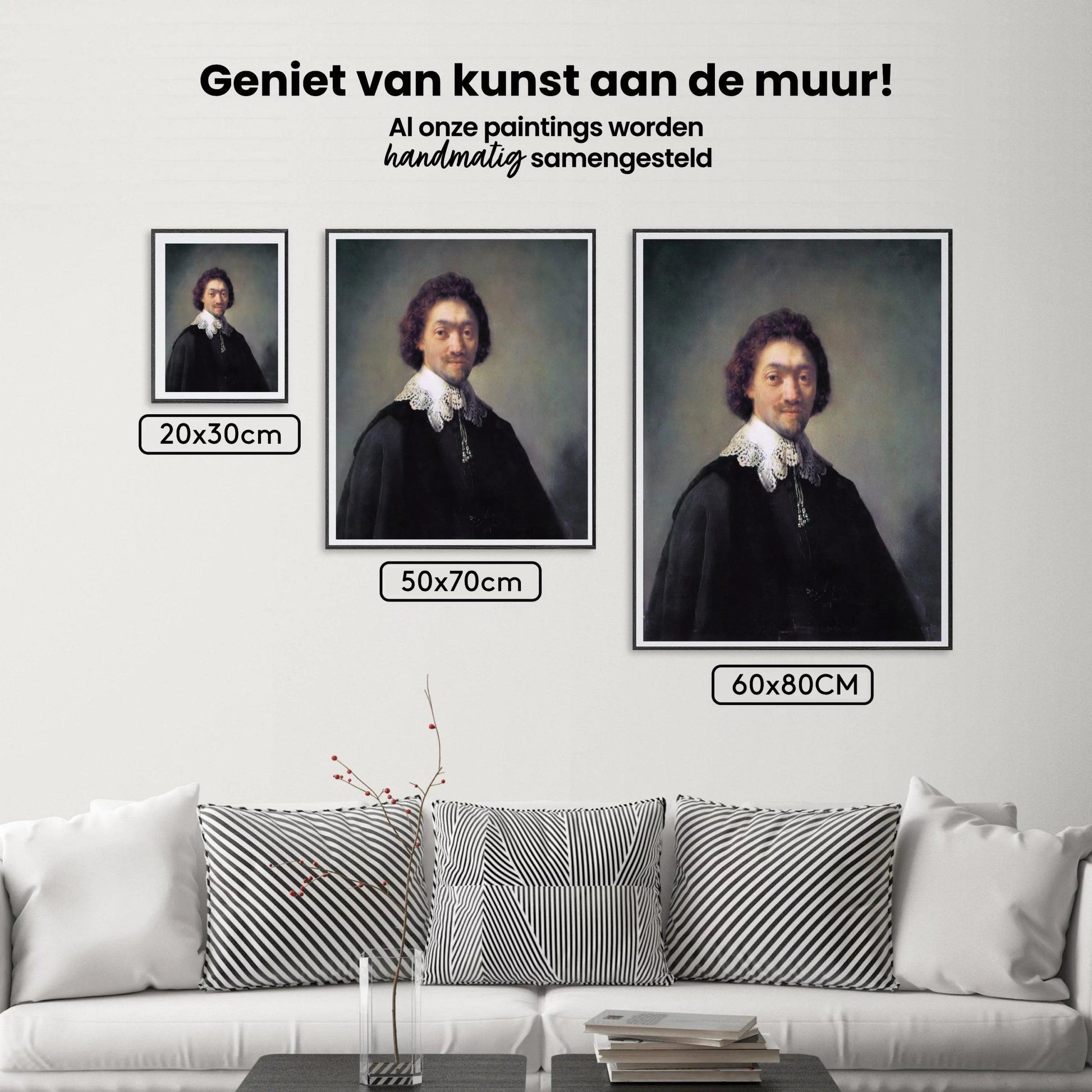 Diamond Painting Porträt von Maurits Huygens - SEOS Shop ®