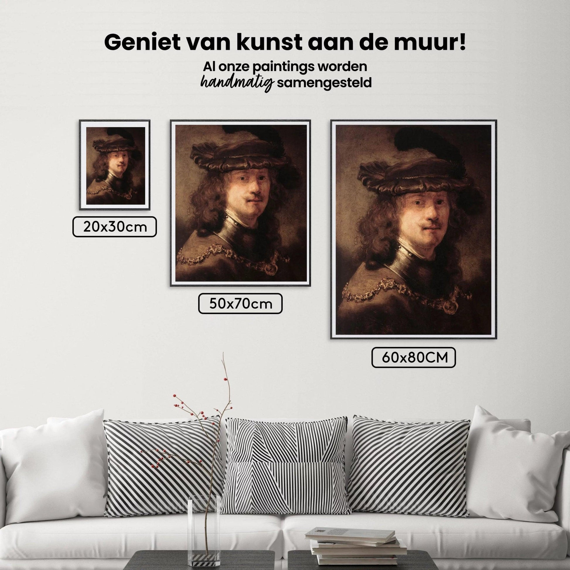 Diamantgemälde-Porträt von Rembrandt van Rijn - SEOS Shop ®