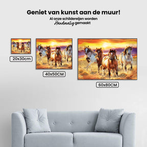 Diamantmalerei „Schöne Pferde auf einer Weide“ - SEOS Shop ®