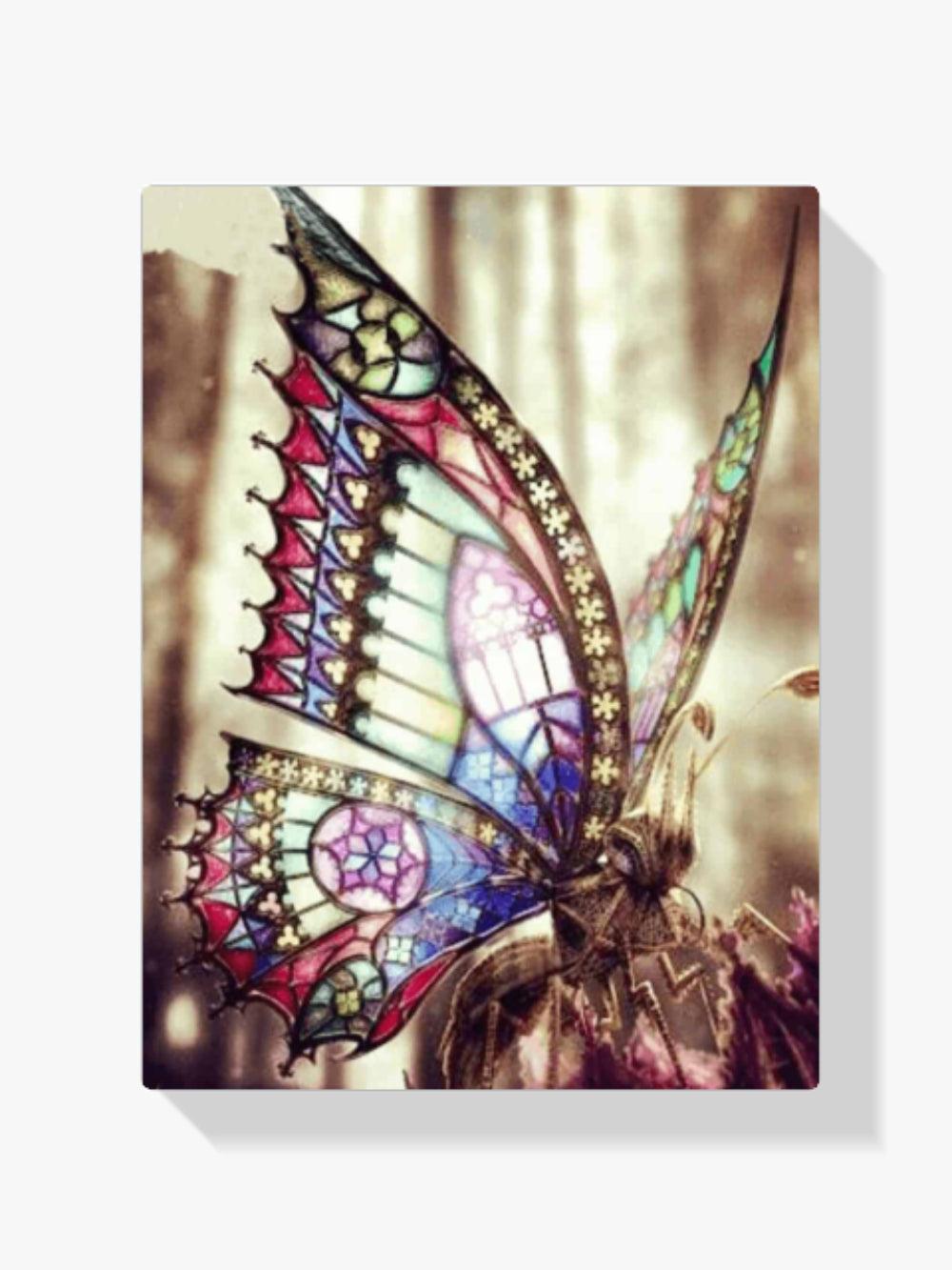 Diamantmalerei Schöner Schmetterling in der Sonne - SEOS Shop ®