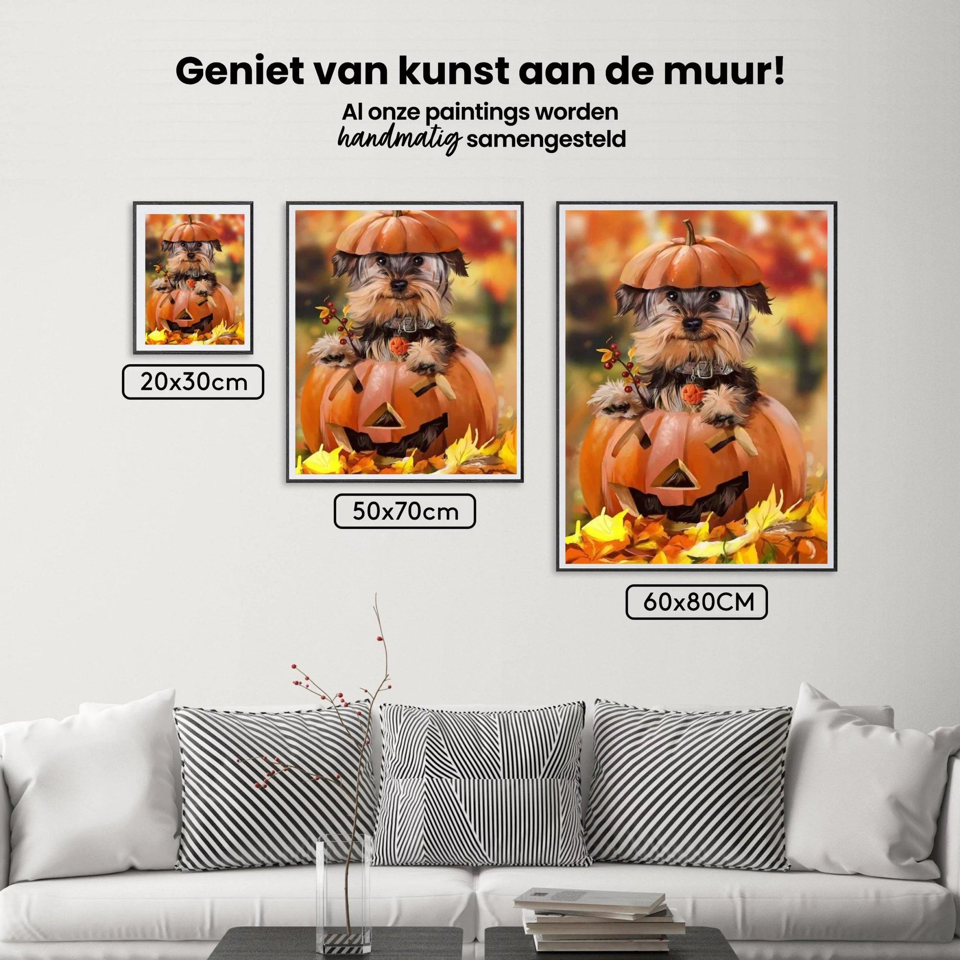 Diamond Painting Welpe im Kürbis - SEOS Shop ®
