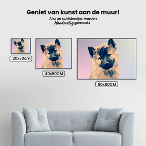 Diamond Painting Welpe Vektorzeichnung - SEOS Shop ®
