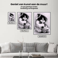 Diamond Painting Welpe mit Ball - SEOS Shop®