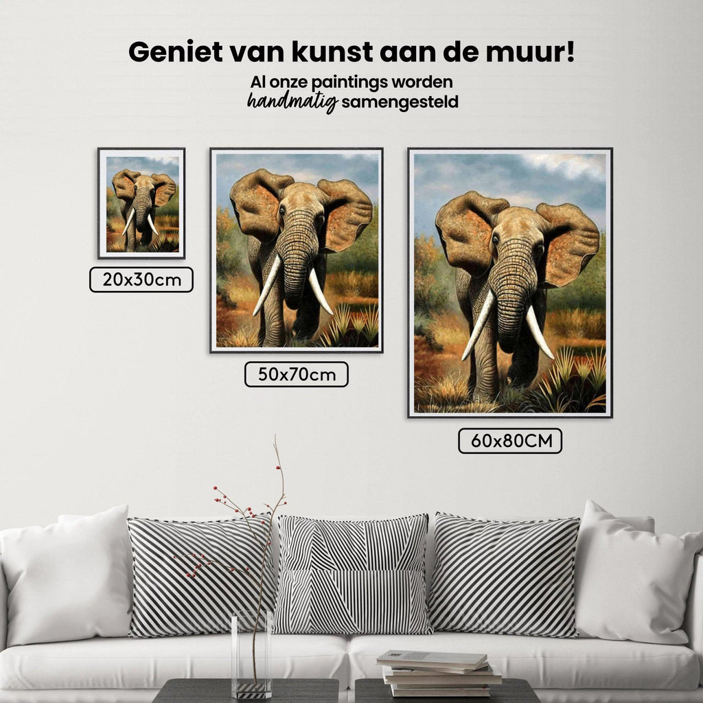 Diamond Painting Laufender Elefant - SEOS Shop ®
