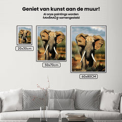 Diamond Painting Laufender Elefant - SEOS Shop ®