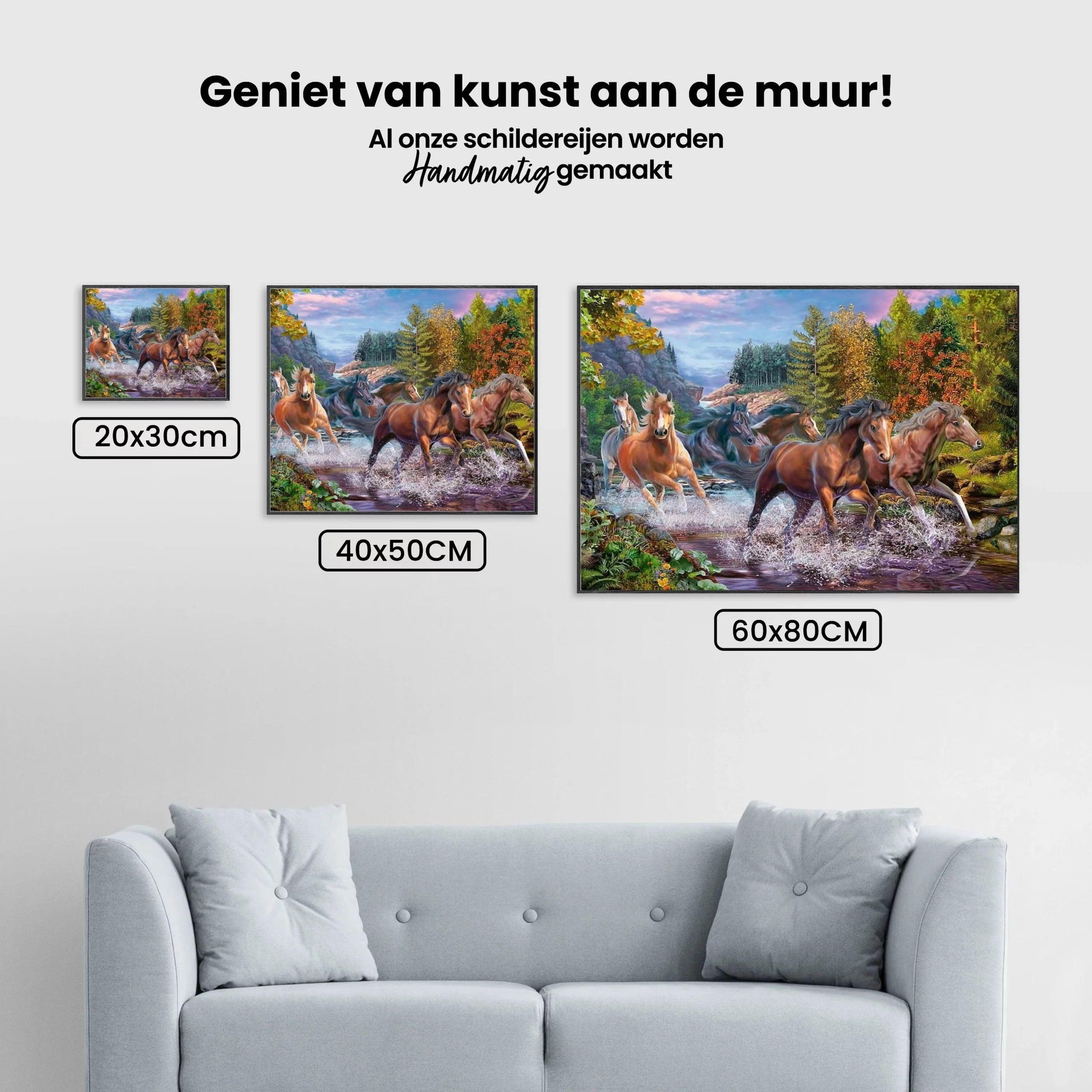 Diamond Painting Laufende Pferde - SEOS Shop ®