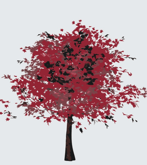 Diamantmalerei - Roter Baum - SEOS Shop ®