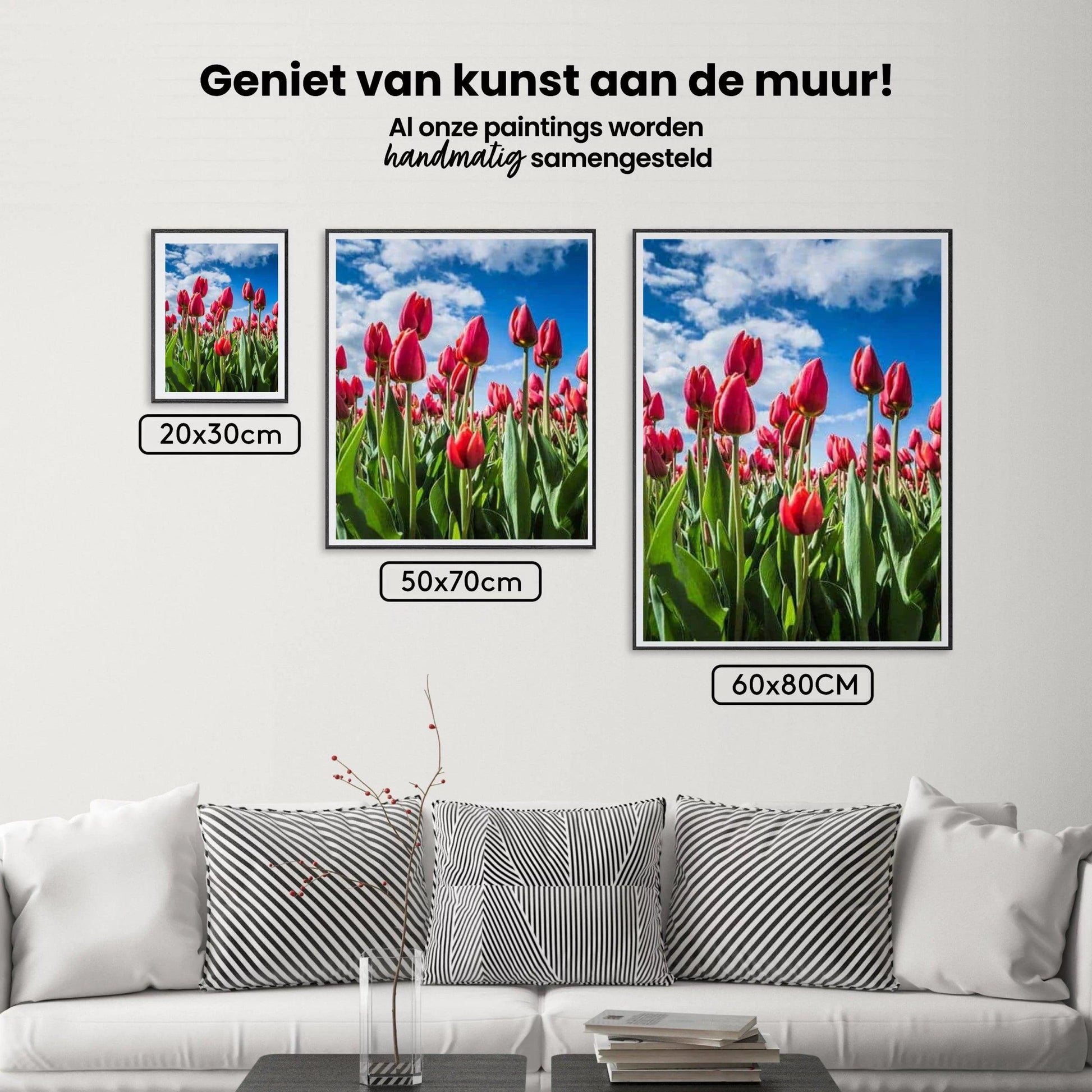 Diamantmalerei Rote Tulpen - SEOS Shop ®