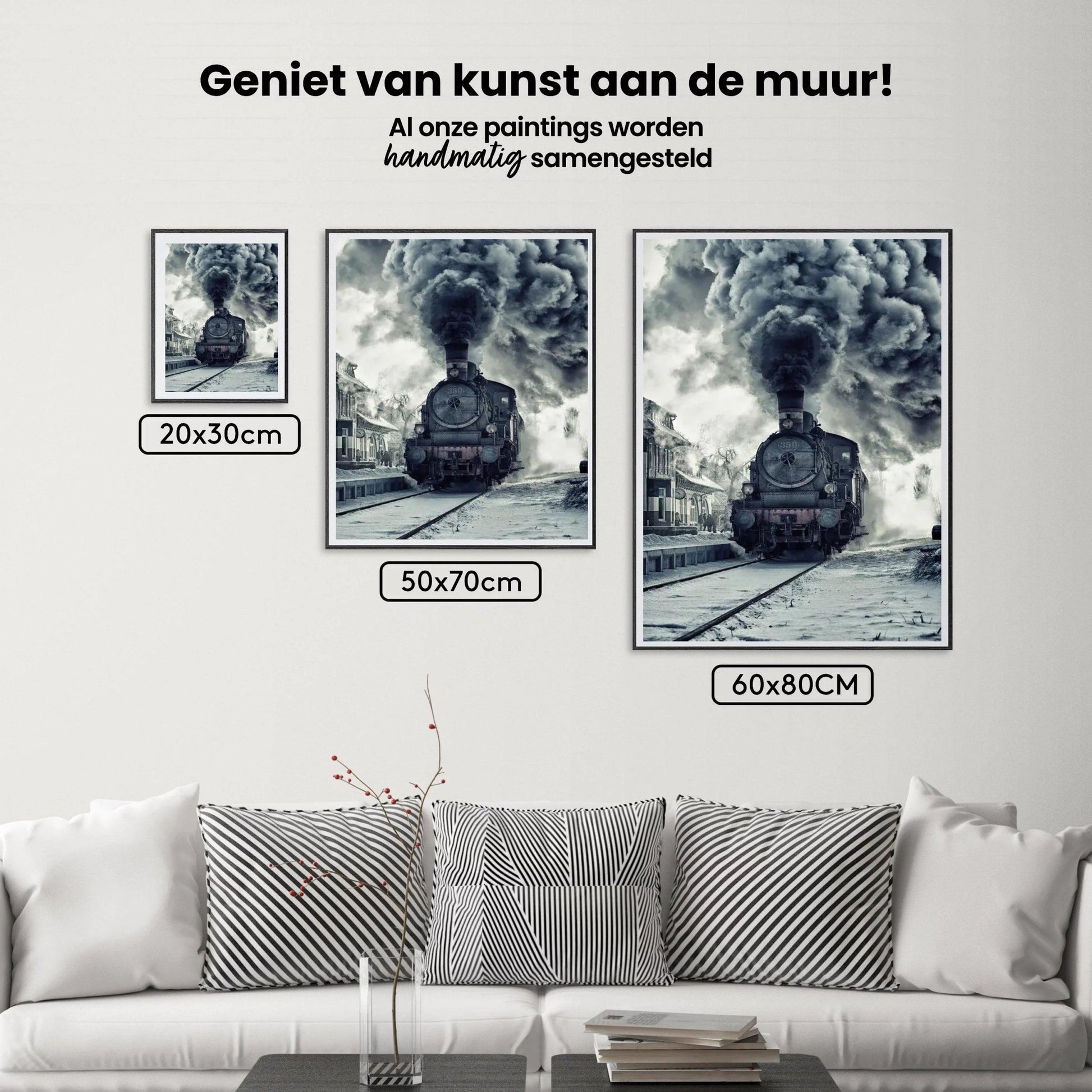 Diamantmalerei Rauchender Zug – SEOS Shop ® 