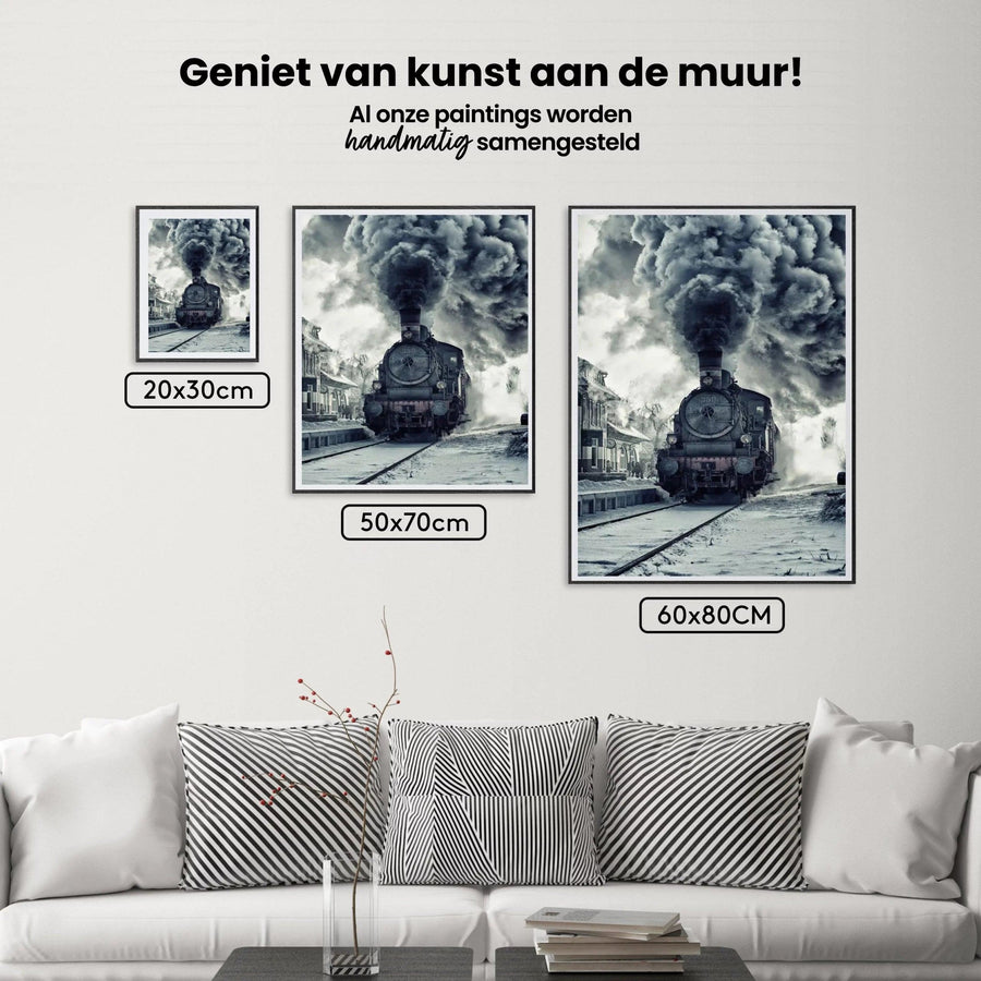 Diamantmalerei Rauchender Zug – SEOS Shop ® 