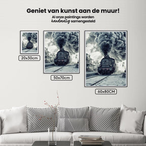 Diamantmalerei Rauchender Zug – SEOS Shop ® 