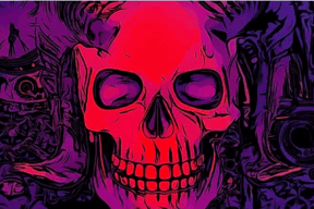 Diamantmalerei Roter Totenkopf - SEOS Shop ®