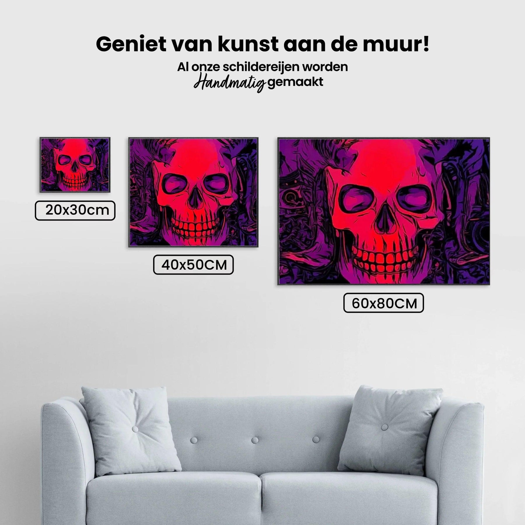 Diamantmalerei Roter Totenkopf - SEOS Shop ®