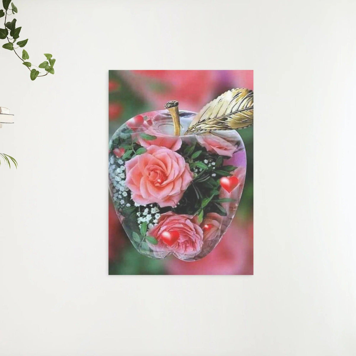 Diamond Painting Rose im Apfel - SEOS Shop ®