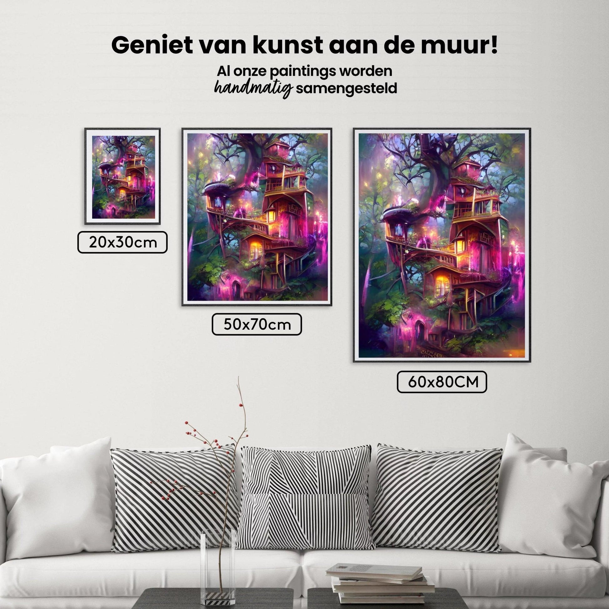 Diamantmalerei Rosa Baumhaus - SEOS Shop ®