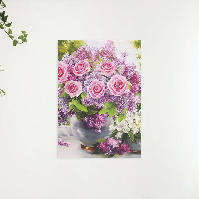 Diamantmalerei Rosa Rosen in Vase - SEOS Shop ®