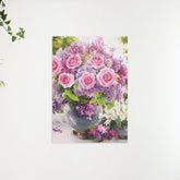 Diamantmalerei Rosa Rosen in Vase - SEOS Shop ®