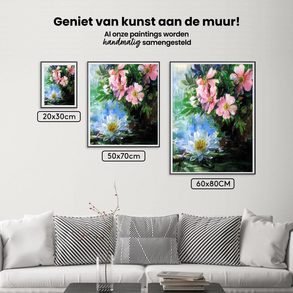Diamantmalerei Rosen und Seerosen - SEOS Shop ®