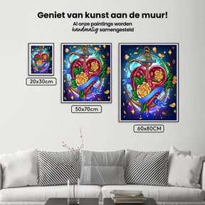 Diamond Painting Rozenhart - SEOS Shop ®