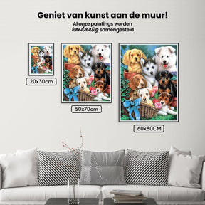 Diamantmalerei süße Welpen - SEOS Shop ®