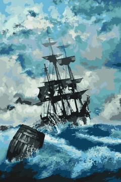 Diamond Painting - Schiff im Sturm 3 - SEOS Shop ®