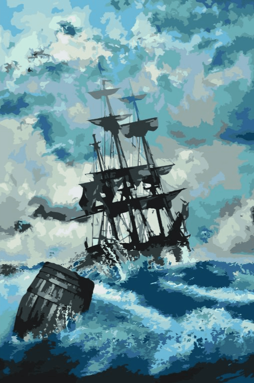 Diamond Painting - Schiff im Sturm 3 - SEOS Shop ®