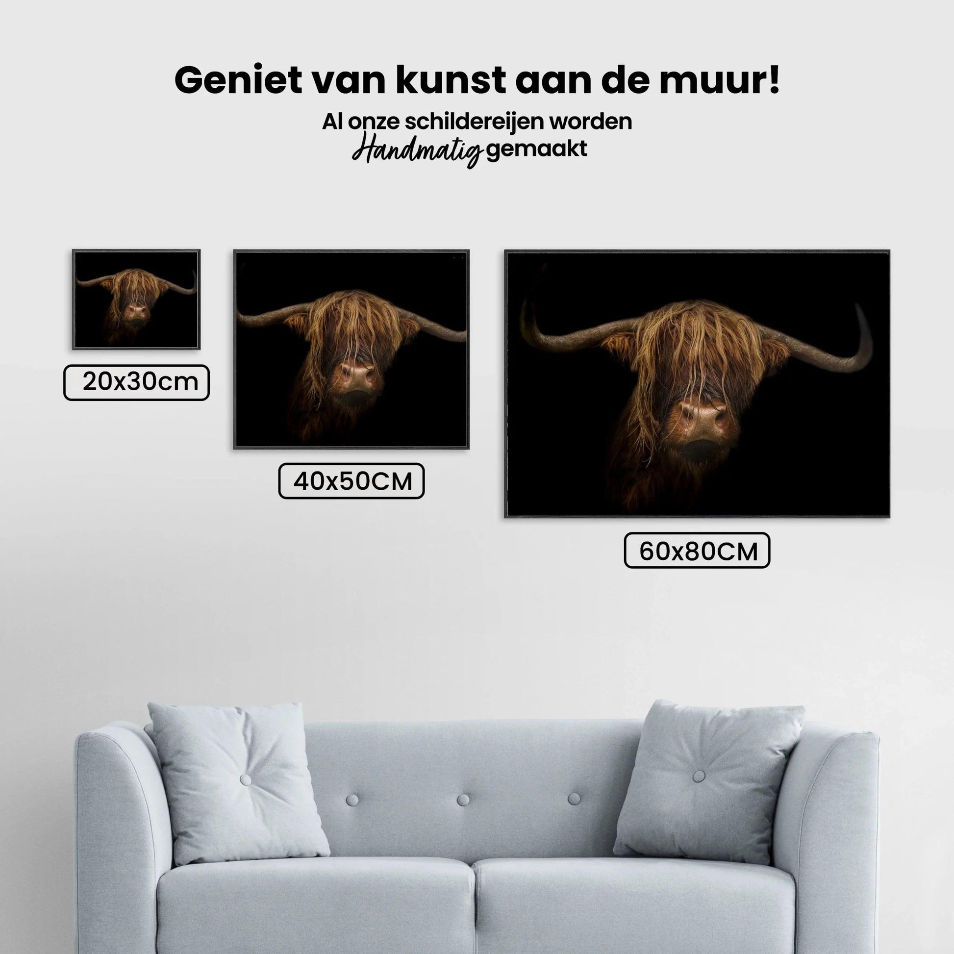 Diamond Painting Scottish Highlander - Majestätischer Scottish Highlander im Bild - SEOS Shop ®