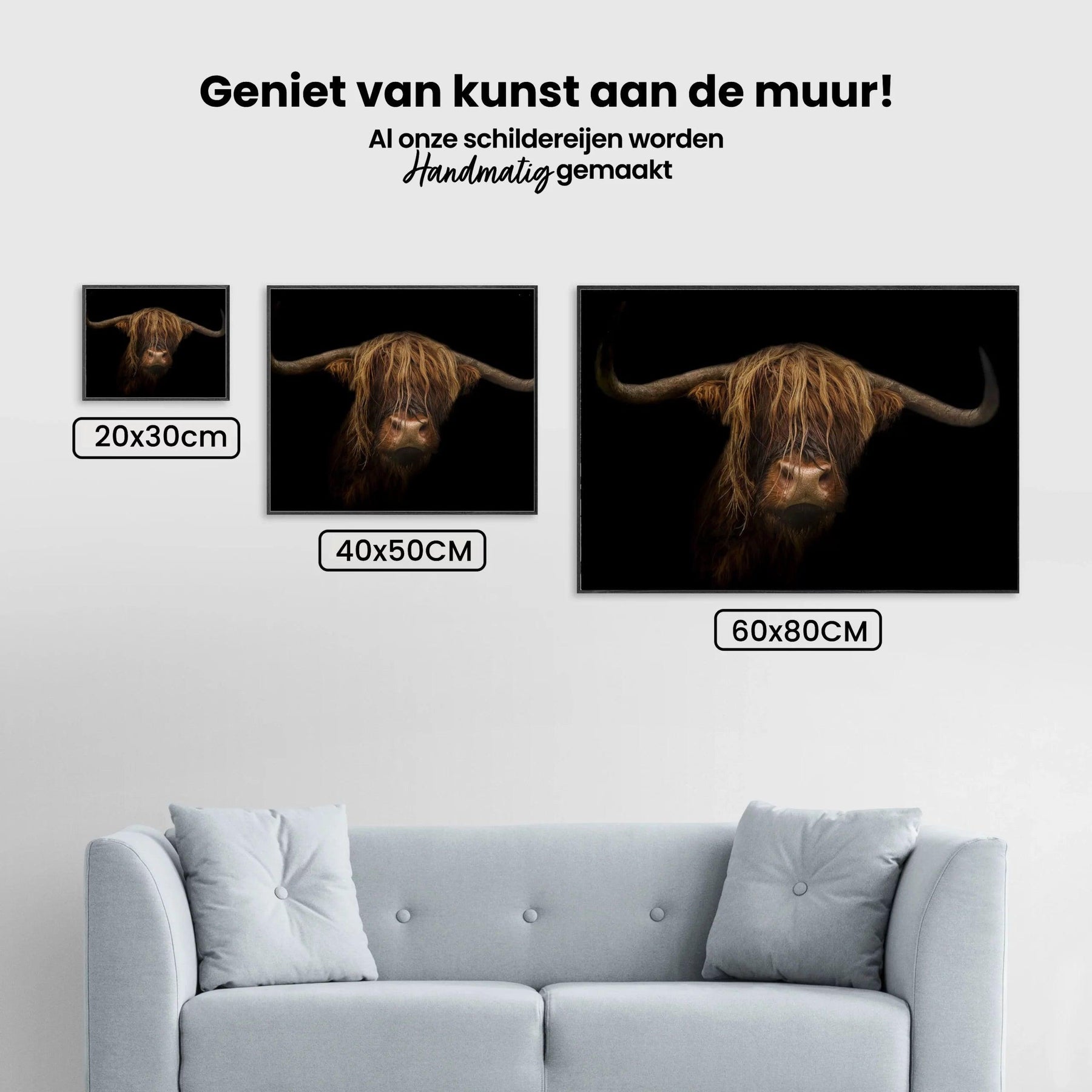 Diamond Painting Scottish Highlander - Majestätischer Scottish Highlander im Bild - SEOS Shop ®