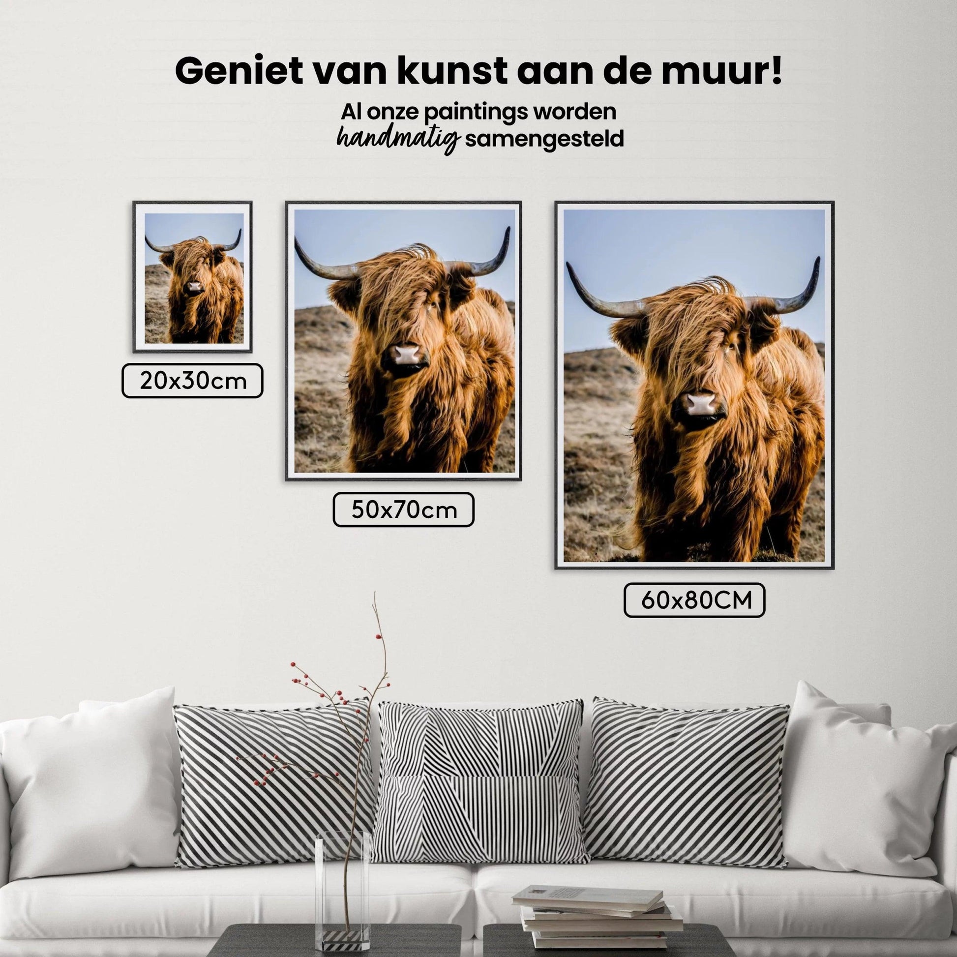 Diamond Painting Scottish Highlander - Portrait des besonderen Scottish Highlander - SEOS Shop ®