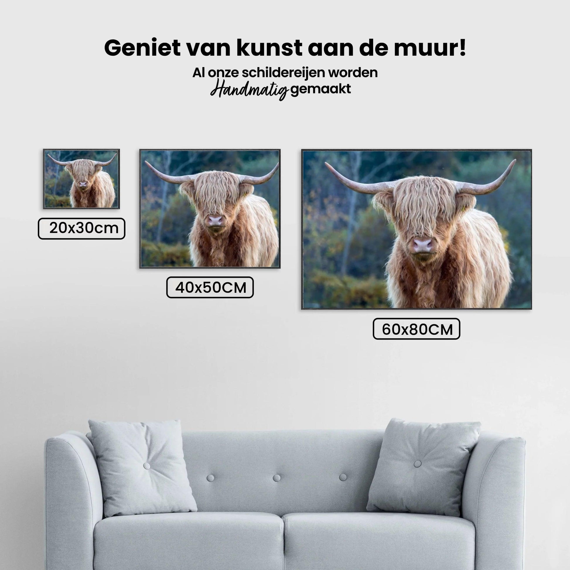 Diamond Painting Scottish Highlander - Scottish Highlander in der Wildnis - SEOS Shop ®