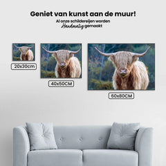 Diamond Painting Scottish Highlander - Scottish Highlander in der Wildnis - SEOS Shop ®
