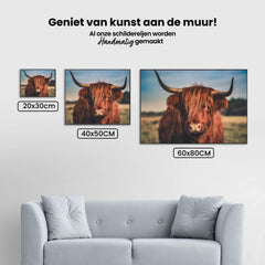 Diamond Painting Scottish Highlander - Scottish Highlander in der Wildnis - SEOS Shop ®