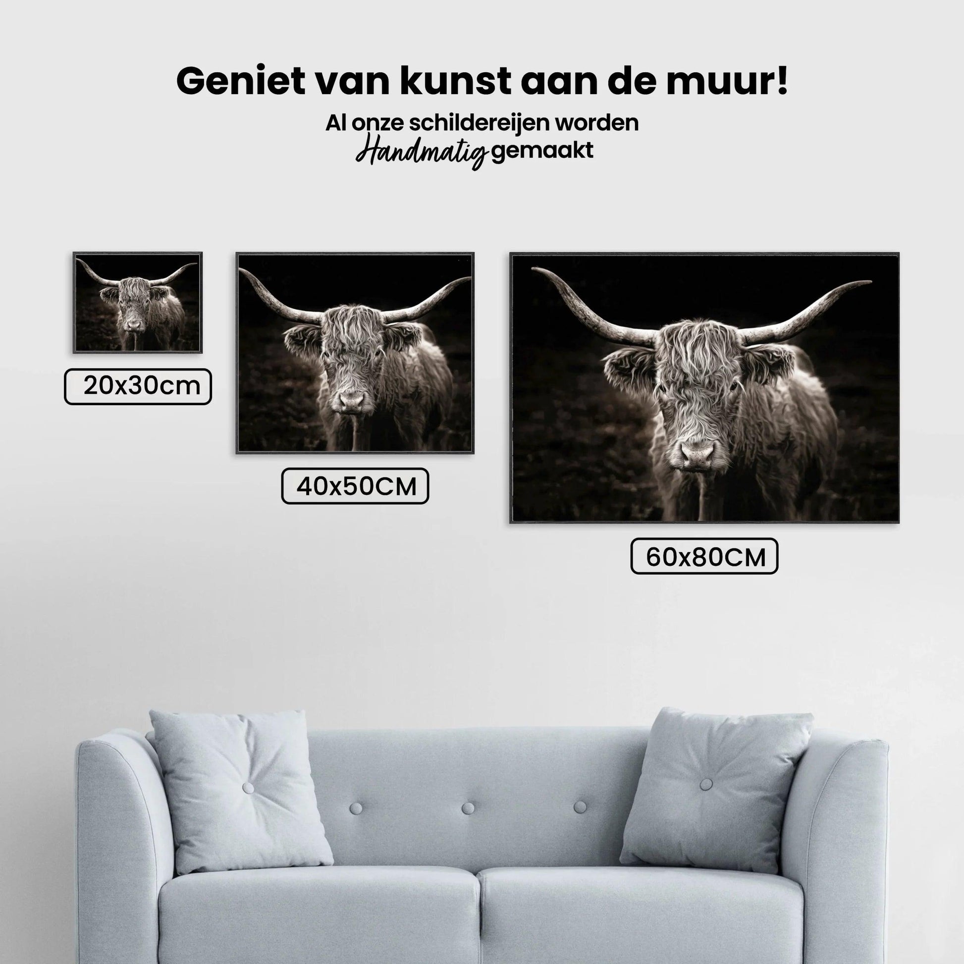 Diamond Painting Scottish Highlander - Scottish Highlander im Vintage-Stil - SEOS Shop ®