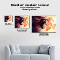 Diamantmalerei Schreiender Tiger - SEOS Shop ®