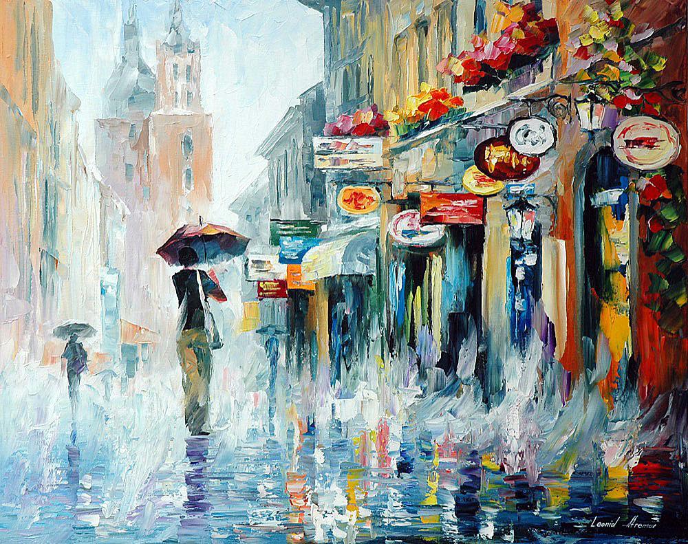 Diamantmalerei Stadt im Regen - SEOS Shop ®