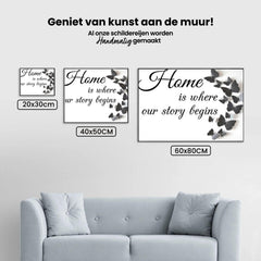 Diamond Painting Zuhause ist, wo unsere Geschichte beginnt – SEOS Shop ®