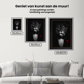 Diamantmalerei Löwe im Anzug - SEOS Shop ®