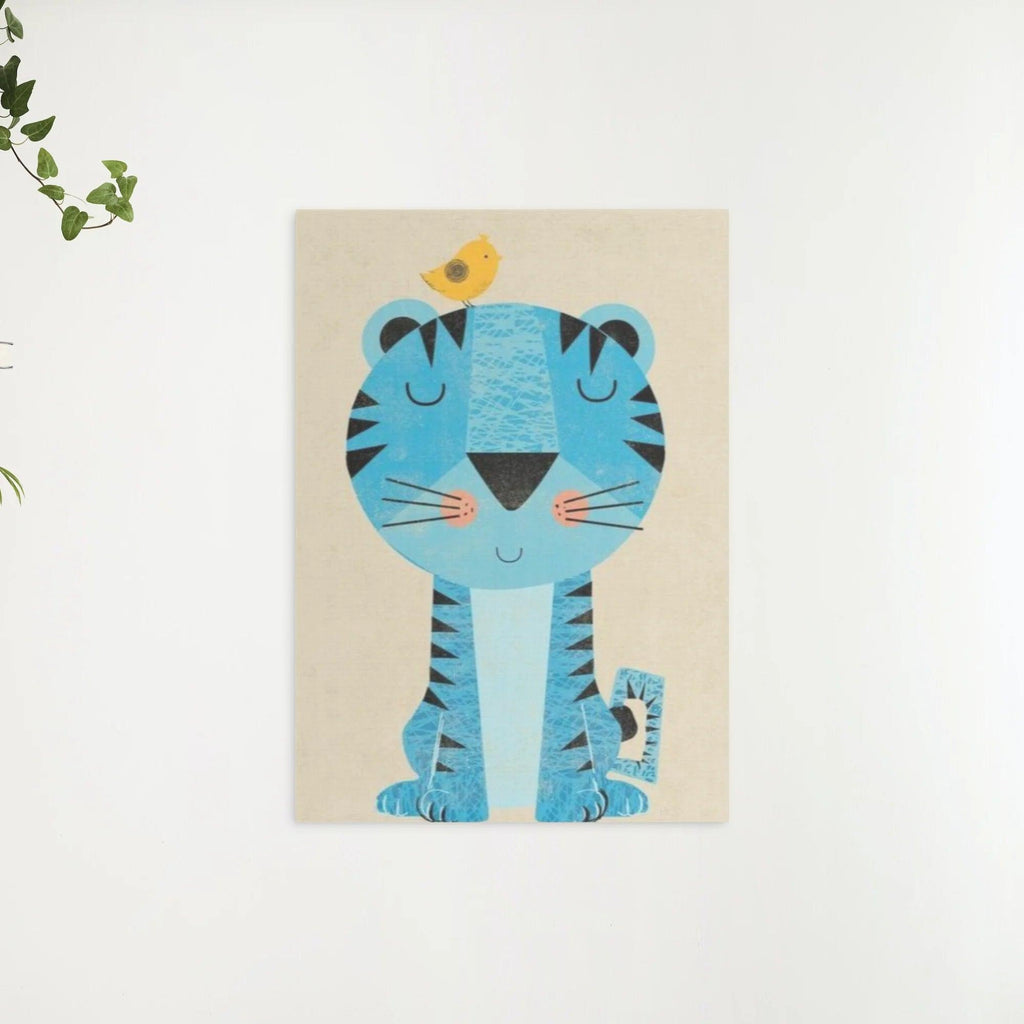 Diamantmalerei Tiger mit Vogel auf dem Kopf - SEOS Shop ®