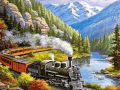 Diamond Painting Zug in Landschaft – SEOS Shop ® 