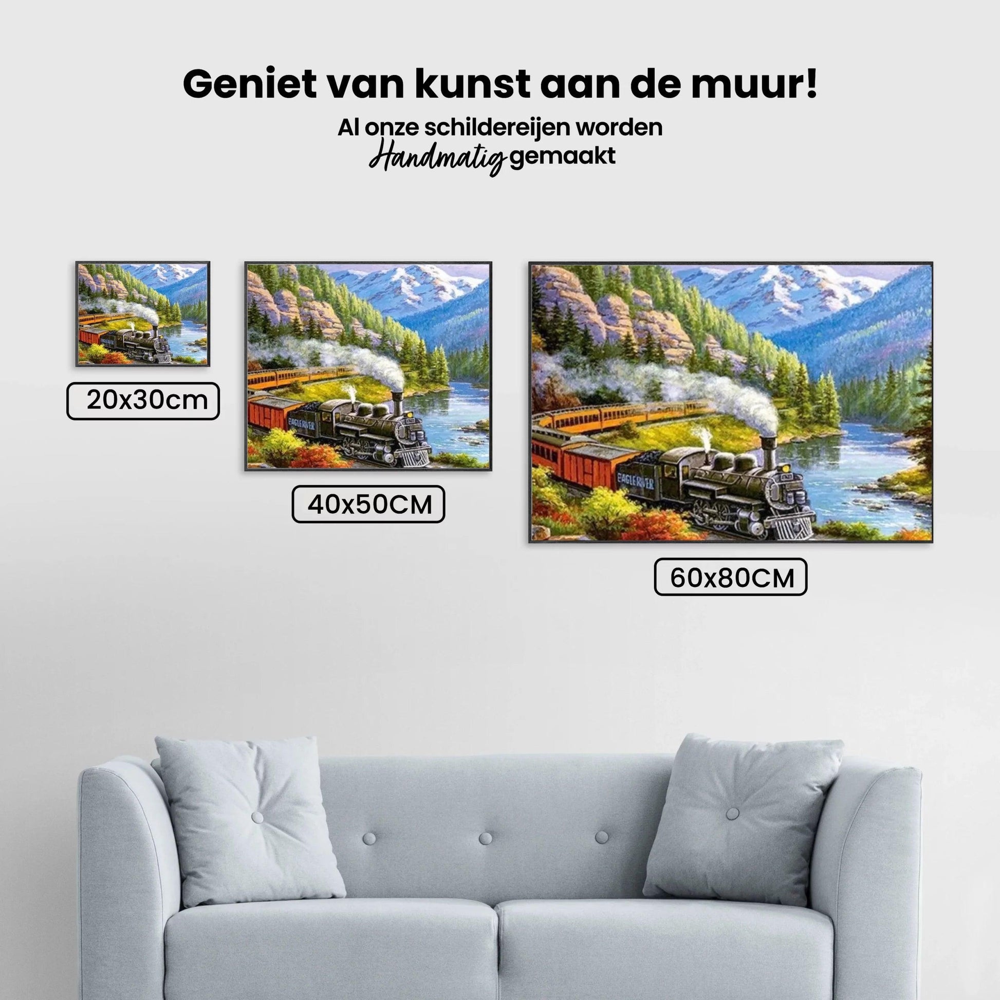 Diamond Painting Zug in Landschaft – SEOS Shop ® 
