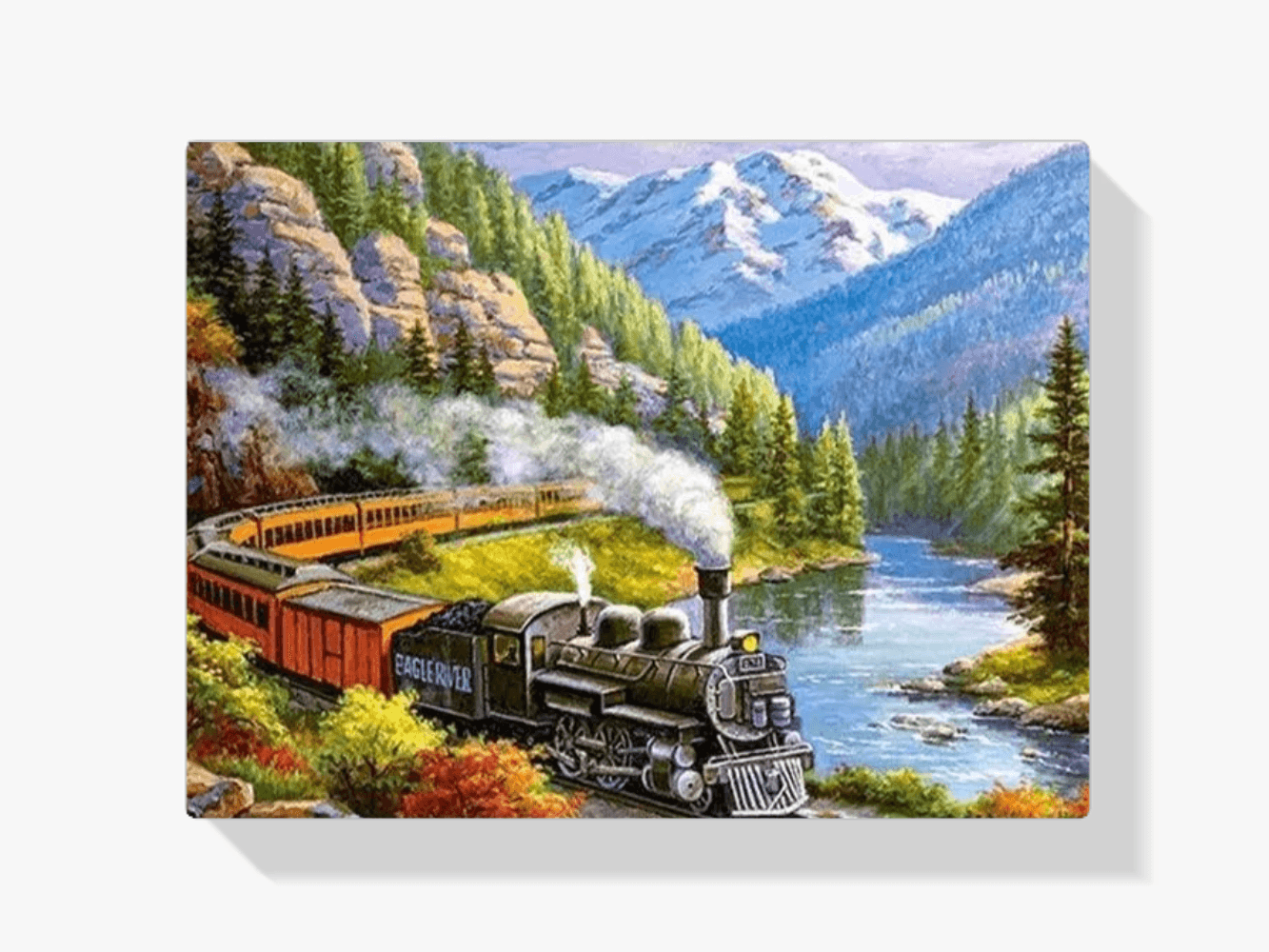 Diamond Painting Zug in Landschaft – SEOS Shop ® 