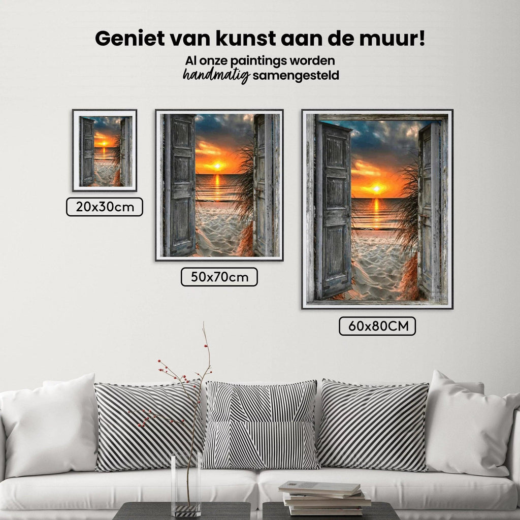 Diamantmalerei Tropischer Sonnenuntergang – SEOS Shop ®