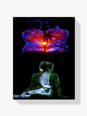 Diamantmalerei Tropischer Sonnenuntergang - SEOS Shop ®