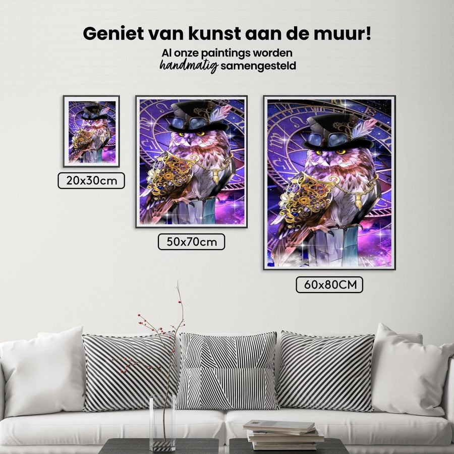 Diamantmalerei Eulenuhr - SEOS Shop ®