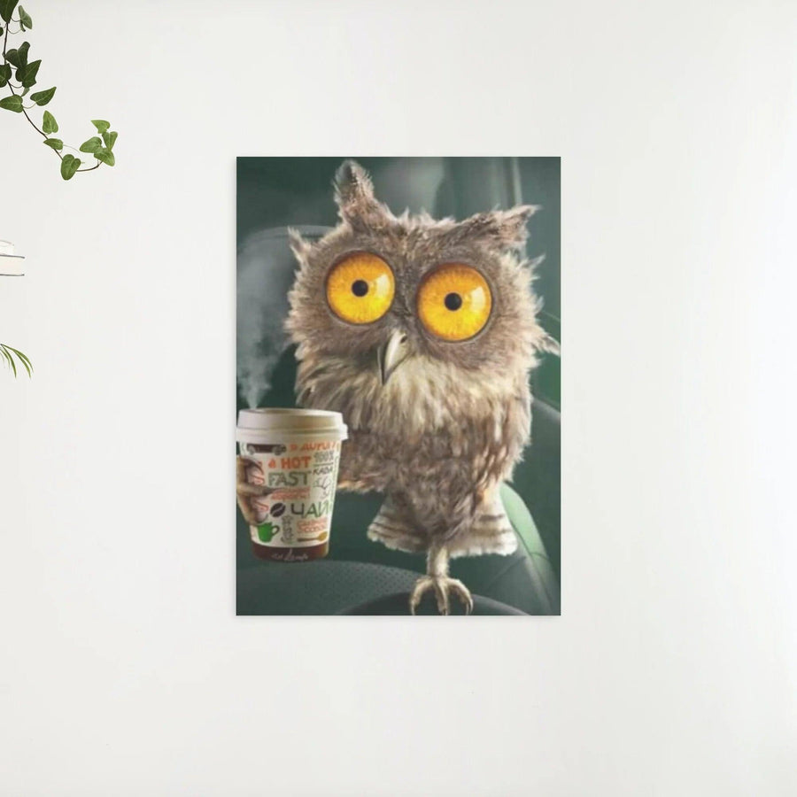 Diamond Painting Eule mit Kaffeeglas - SEOS Shop ®