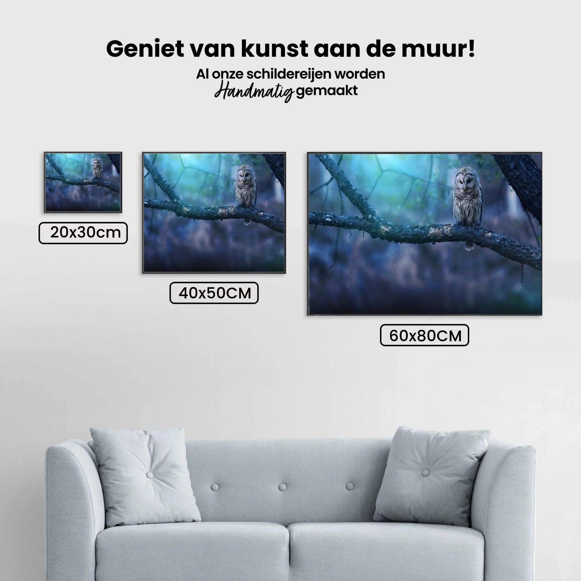 Diamond Painting Eule auf Ast – SEOS Shop ®