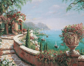Diamond Painting Ansicht mit Nebel – SEOS Shop ®