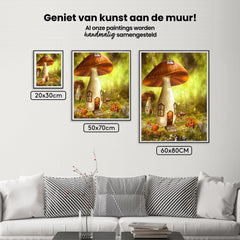 Diamantmalerei Beleuchtung Pilzhaus - SEOS Shop ®