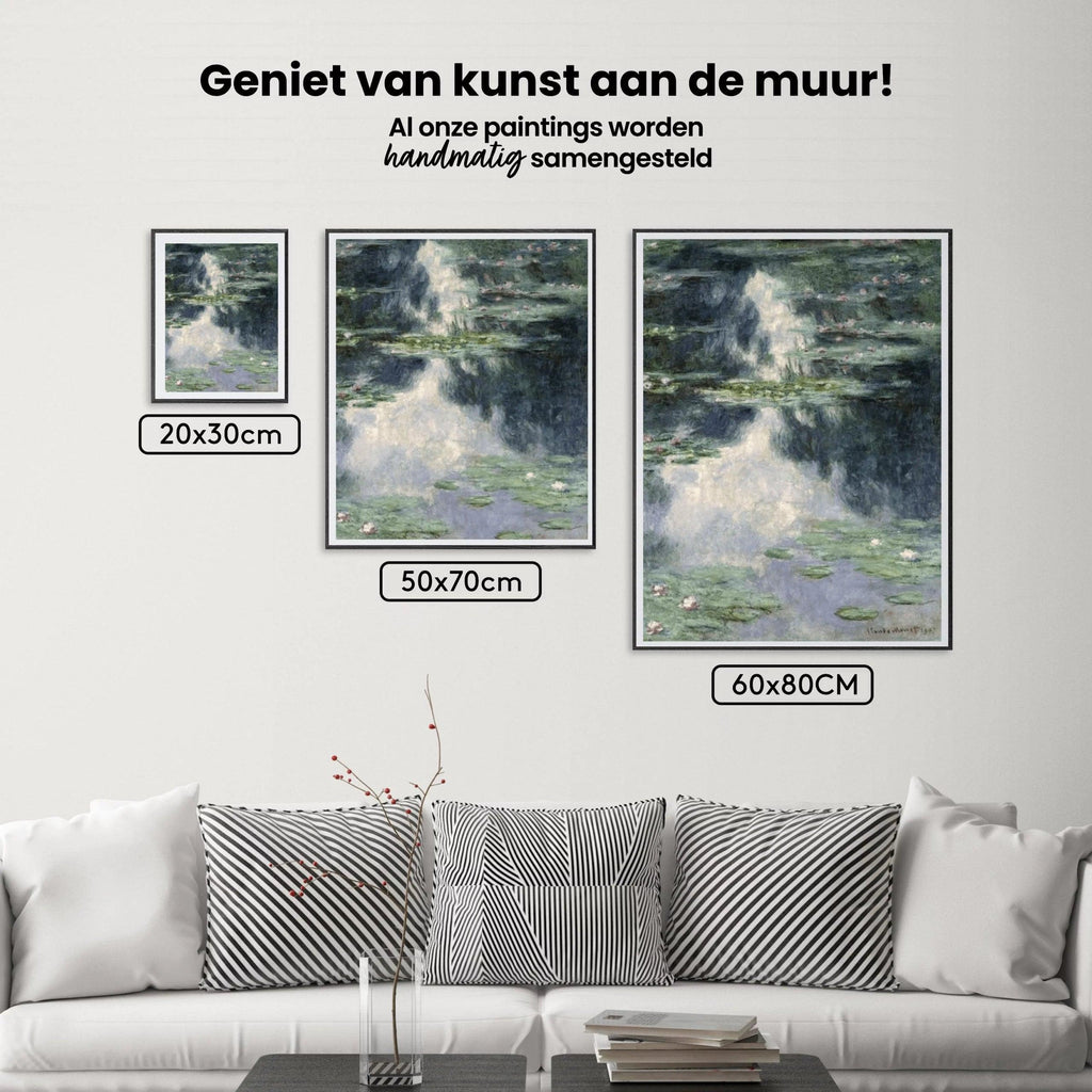 Diamond Painting Teich mit Seerosen - SEOS Shop ®