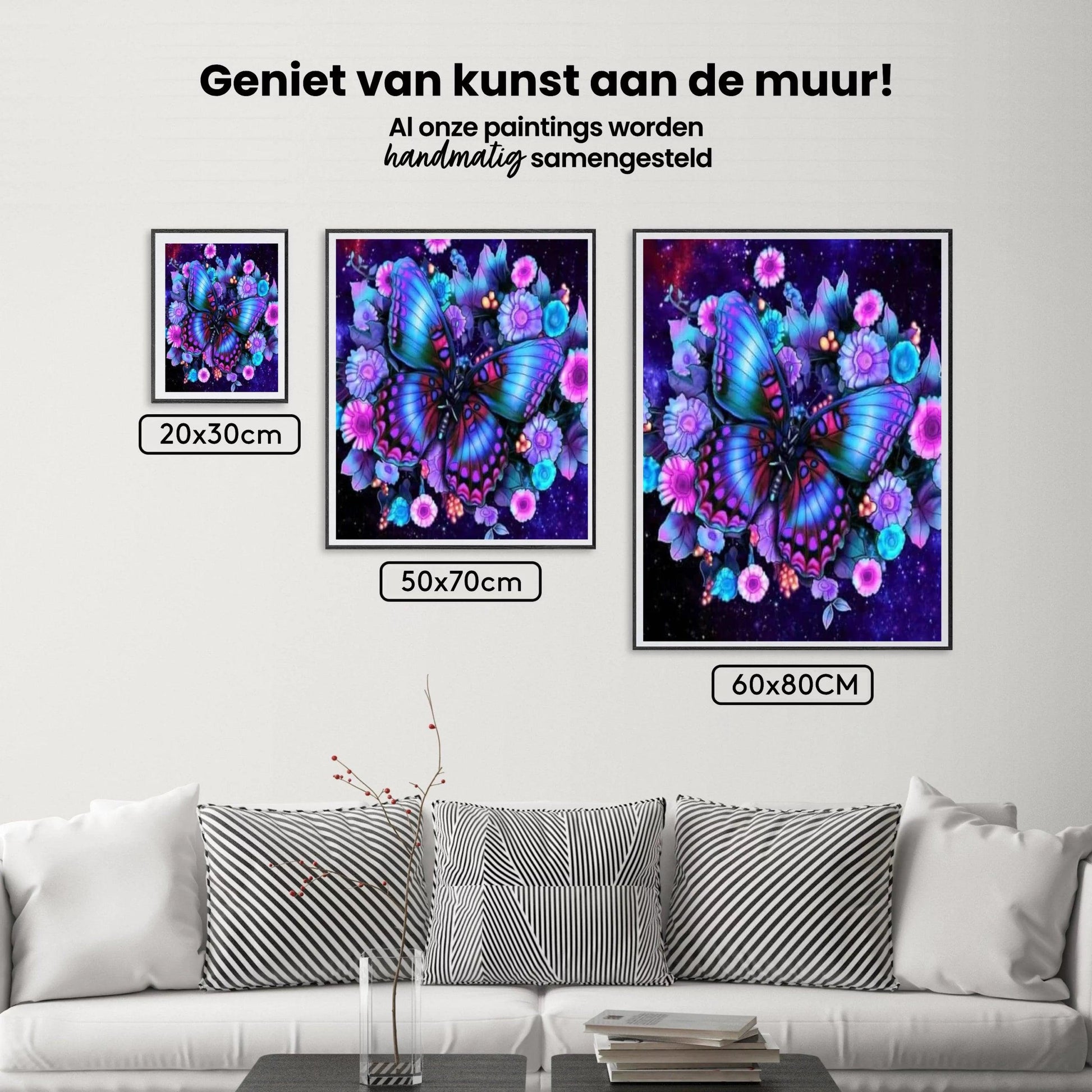 Diamantmalerei Schmetterling mit Blume - SEOS Shop ®